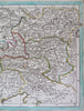 Hapsburg Austria Tyrol Steyermark Salzburg Vienna Alps 1818 Walch map