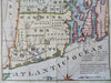Rhode island Providence Wexford Kingstown Newport 1819 Lockwood engraved map