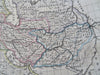 Middle East Arabia Persia Holy Land Afghanistan Anatolia 1810 Lapie scarce map