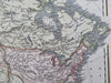 North America United States Canada Disputed Border Oregon 1834 Walker map