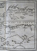 North Africa Morocco Atlas Mountains Tunis 1678 Waesburg engraved map