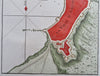 Ancona Italy City Plan Fortifications Star Fort Citadel Harbor 1760 map