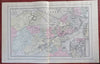 Boston Massachusetts South Boston Charleston Cambridge 1887 Bradley-Mitchell map