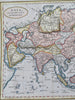 Asia Ottoman Empire Arabia Tibet Persia Qing China Korea Japan 1823 Tegg map