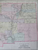 Arizona & New Mexico Phoenix Santa Fe Albuquerque 1887 Bradley-Mitchell map