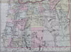 Washington & Oregon Seattle Portland Salem Olympia 1887 Bradley-Mitchell map