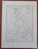 Egypt Abyssinia Nubia Red Sea Nile River Cairo Addis Abababa 1846 Thierry map