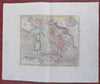 Italy Papal States Savoy Tuscany Piedmont Naples c. 1801 Oliver & Boyd rare map