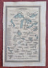 Western Hemisphere Lakes size comparison diagram 1830 Starling mini map