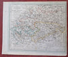 Kingdom of Saxony German Confederation Dresden Leipzig 1818 Walch map