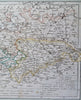 Kingdom of Saxony German Confederation Dresden Leipzig 1818 Walch map