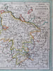 Kingdom of Hanover German Confederation Bremen Oldenburg Harz 1818 Walch map