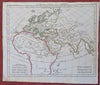 Ancient World Europe Africa Asia Arabia India 1806 Glot historical map