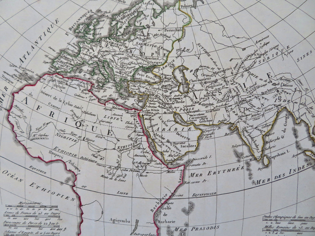 Ancient World Europe Africa Asia Arabia India 1806 Glot historical map