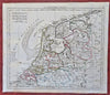 Dutch Republic Netherland Holland Zealand Batavia Republic 1806 scarce map