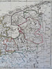 Dutch Republic Netherland Holland Zealand Batavia Republic 1806 scarce map