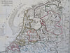 Dutch Republic Netherland Holland Zealand Batavia Republic 1806 scarce map