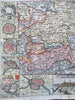 Duchy of Brabant Belgium Luxembourg Brussels Maastricht 1708 de la Feuille map