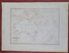 Australia New Zealand Papua New Guinea 1846 Thierry engraved map