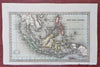 Indonesia Malaysia Java Sumatra Borneo Celebes Philippines 1831 miniature map