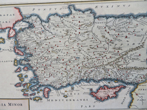 Anatolia Turkey Asia Minor Cyprus Ottoman Empire Constantinople 1768 Toms map