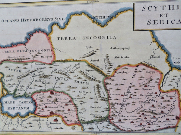 Scythia Central Asia Russia Siberia Sogdiana Bactria Caspian Sea 1768 Toms map