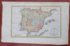 Spain & Portugal Madrid Lisbon Pamplona Barcelona Grenada c. 1770's Bowen map