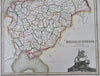 Russian Empire Peter the Great Finland Perm Ukraine Crimea 1819 Wyld map