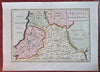 Holy Land Israel Palestine Arabia Syria Mesopotamia Jerusalem Antioch 1768 map