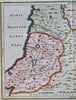 Holy Land Israel Palestine Arabia Syria Mesopotamia Jerusalem Antioch 1768 map