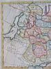 Russian Empire Muscovy Livonia Finland Ukraine Don Cossacks 1771 engraved map