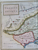 Thrace Roman Province Macedonia Byzantium Adrianople 1768 Seale historical map
