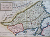 Thrace Roman Province Macedonia Byzantium Adrianople 1768 Seale historical map