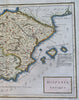 Hispania Roman Spain Iberia Carthago Nova Celt-Iberia 1768 Seale historical map