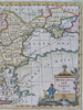 Ottoman Empire Austria-Hungary Balkans Serbia Albania Croatia 1770's Kitchin map