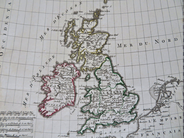 British Isles United Kingdom England Scotland Wales Ireland 1806 Herrison map