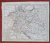 Holy Roman Empire Germany Austria Hungary Switzerland 1806 Herisson Glot map