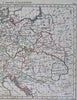 Holy Roman Empire Germany Austria Hungary Switzerland 1806 Herisson Glot map