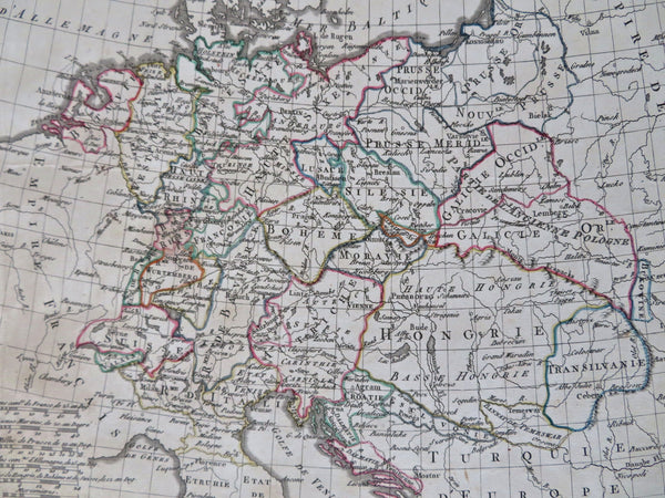 Holy Roman Empire Germany Austria Hungary Switzerland 1806 Herisson Glot map