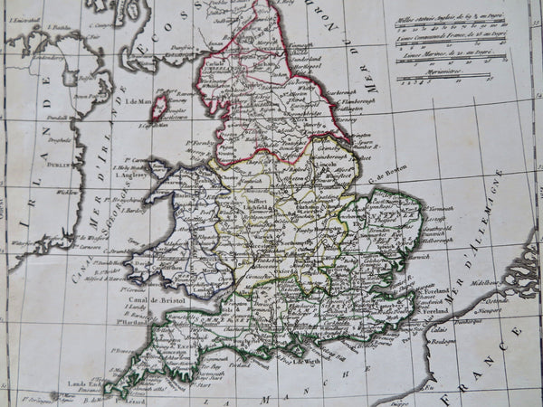 England & Wales United Kingdom 1806 hand color map