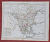 Ottoman Empire Balkans Serbia Albania Wallachia Greece Romania 1806 Herisson map