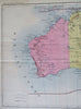 Australia New South Wales Queensland Victoria Tasmania 1895 Erhard map