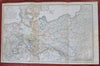 Northern Germany Prussia Hanover Rhineland Pomerania Saxony 1854 Muhlert map