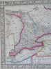Canada West Great Lakes Ontario Lake Erie Toronto Ottawa 1860 Mitchell map