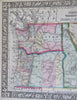 Montana territory Pacific Northwest Washington Oregon Idaho 1864 Mitchell map