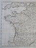 France Ancien Regime Dauphine SAvoy MIlan Switzerland region 1732 engraved map