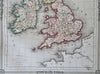 United Kingdom Ireland England Scotland Wales 1852 Vuillemin engraved map