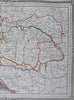 Austria-Hungary Hapsburg Empire Vienna Budapest Prague 1852 Vuillemin map