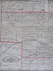 Nebraska Omaha Lincoln Bellevue Grand Island 1887 scarce large state map