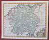 Holy Roman Empire Germany Austria Prussia Bohemia 1756 Jeffery decorative map